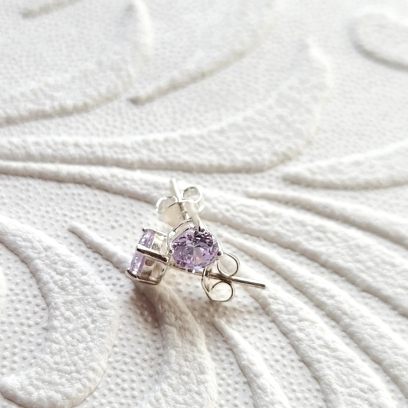 Jewelry - .925 Gemstone Stud Earrings Unisex